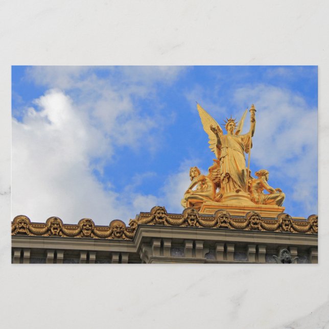 Paris opera house stationery (Front)