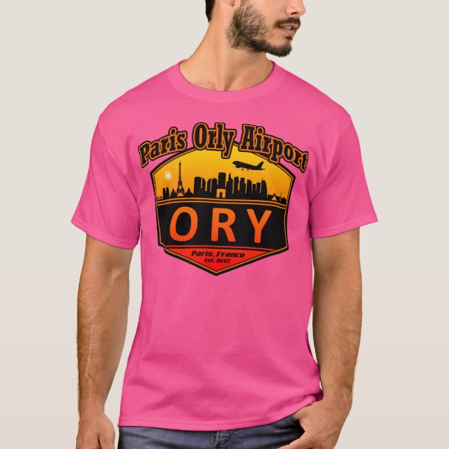 Paris Orly Airport Code T-Shirt (Front)
