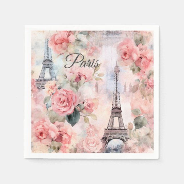 Paris Paper Napkins (Front)