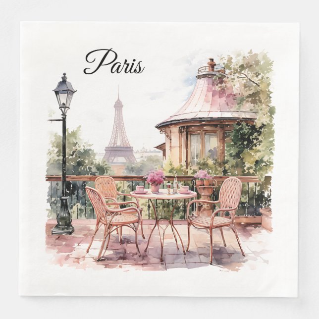 Paris Paper Napkins (Front)
