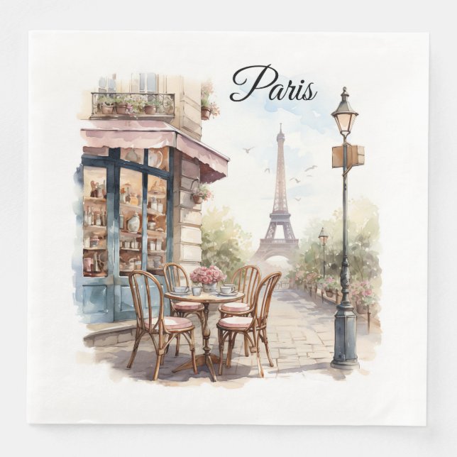 Paris Paper Napkins (Front)