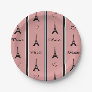 Paris Paper Plate