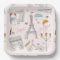 Paris Paper Plates, Eiffel Tower Party