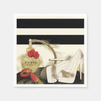 Paris Parfum Perfume Roses Heels & Lipstick