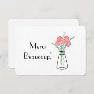 Paris Party Thank You Card