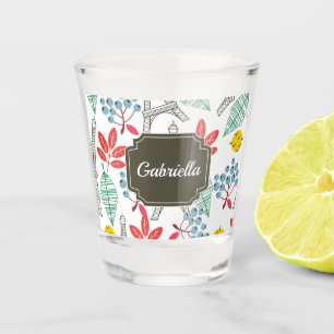 Paris Pattern Shot Glass