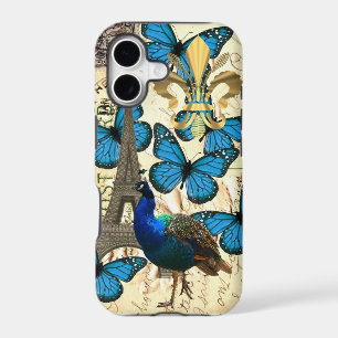Paris, peacock and butterflies