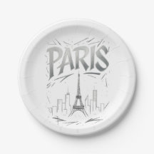 Paris Perfect Party (paper plate)