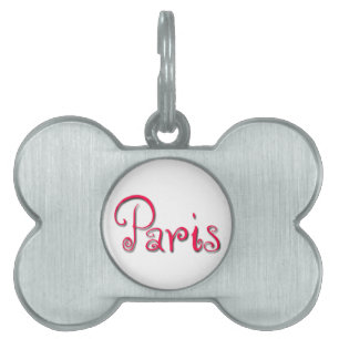 Paris Pet ID Tag