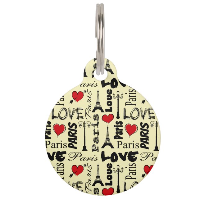 Paris Pet Tag (Front)