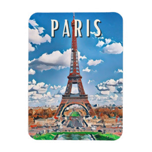 Paris Photo Vintage Magnet