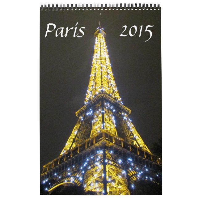 paris photography 2015 calendar (Cover)