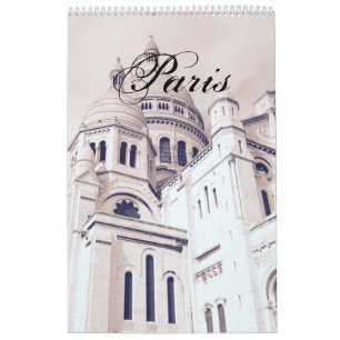 Paris Photography Montmartre Sacré-Coeur Fotokunst Calendar