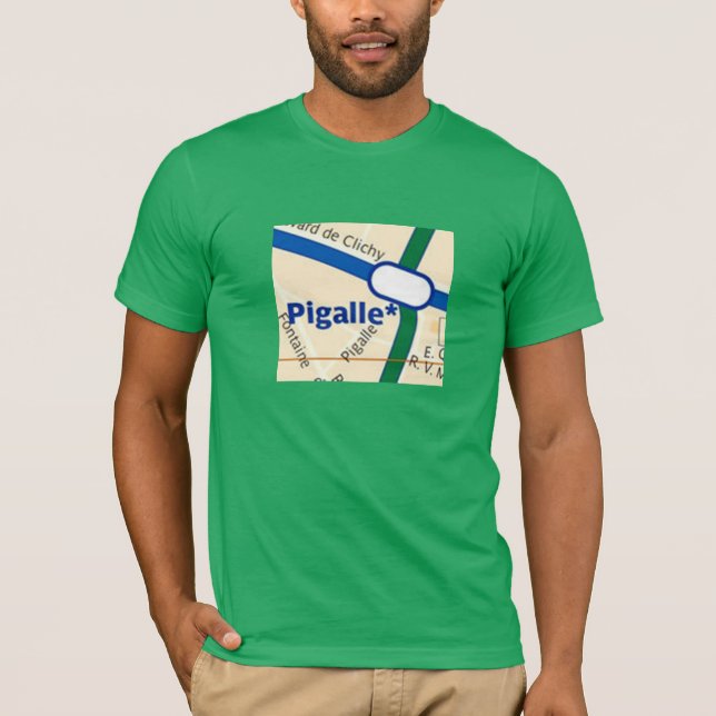 Paris Pigalle Metro T-Shirt (Front)