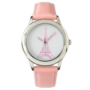 Paris Pink Eiffel Tower Watch