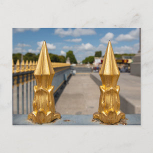 Paris Place de la Concorde Holiday Postcard