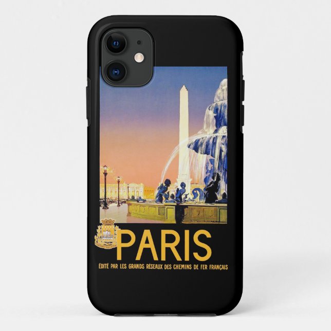 Paris ~ Place del la Concorde Case-Mate iPhone Case (Back)