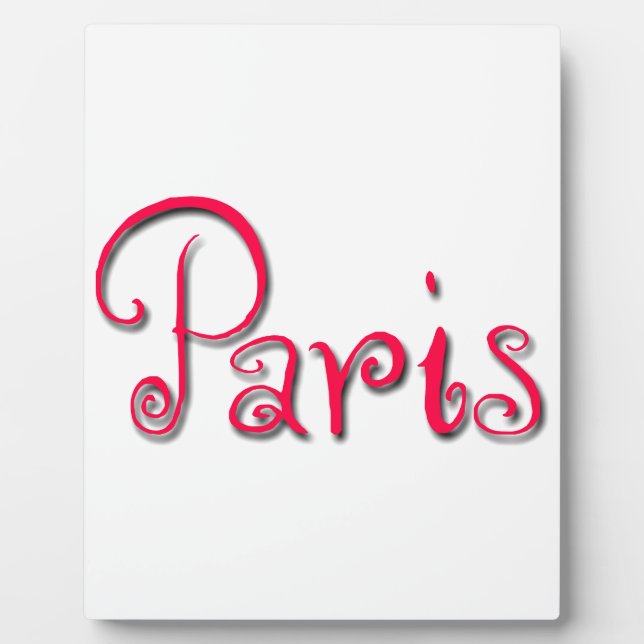 Paris Plaque (Front)