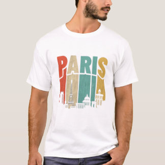 Paris Polycotton White Round Neck T Shirt for Wome