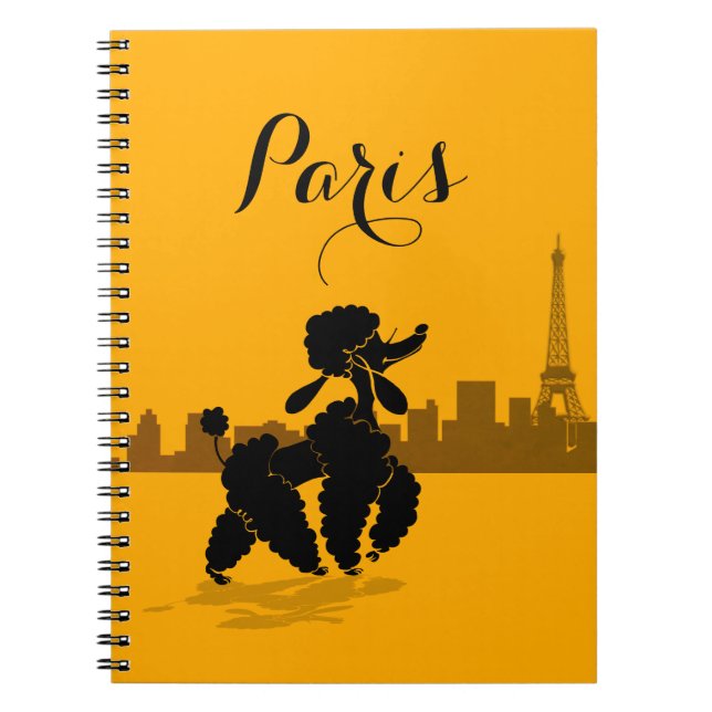 Paris poodle notebook (Front)