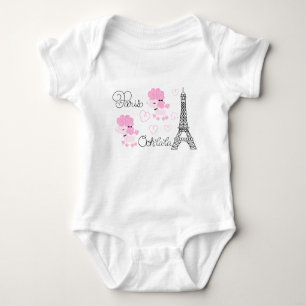 Paris Poodles Baby Bodysuit
