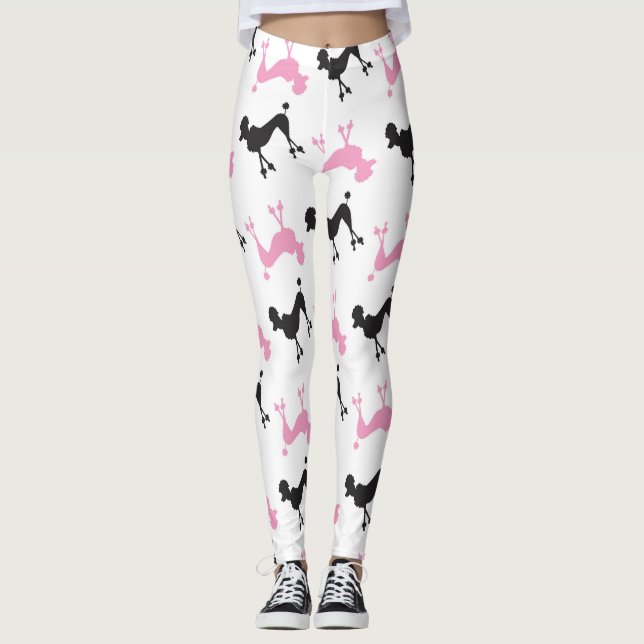 Paris Poodles Leggings (Front)