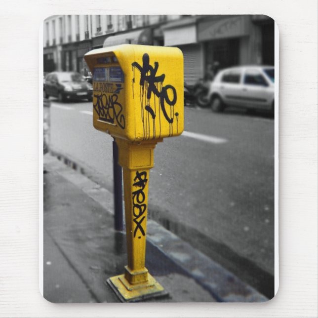 paris postbox mouse pad (Front)