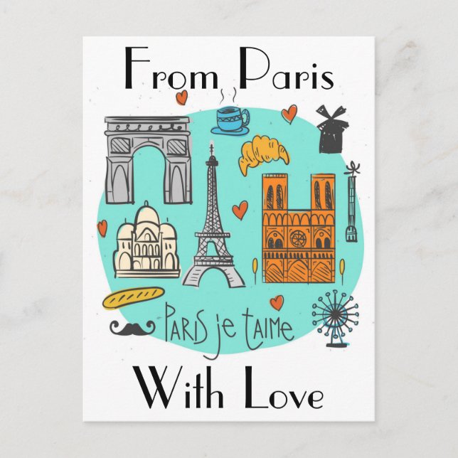 Paris Postcard (Front)