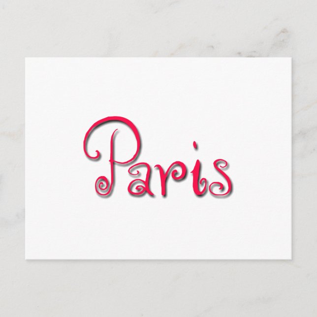 Paris Postcard (Front)
