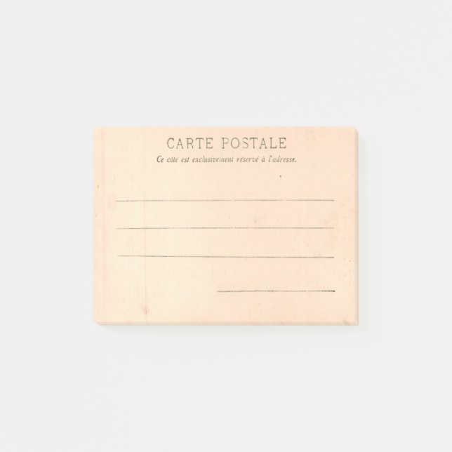 Paris Postcard from around 1905 The Tracadero Post-it Notes (Front)