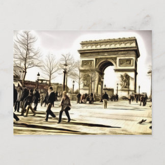 Paris Postcards - Triumph Arch