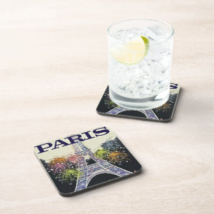 Paris: Poster Beverage Coaster