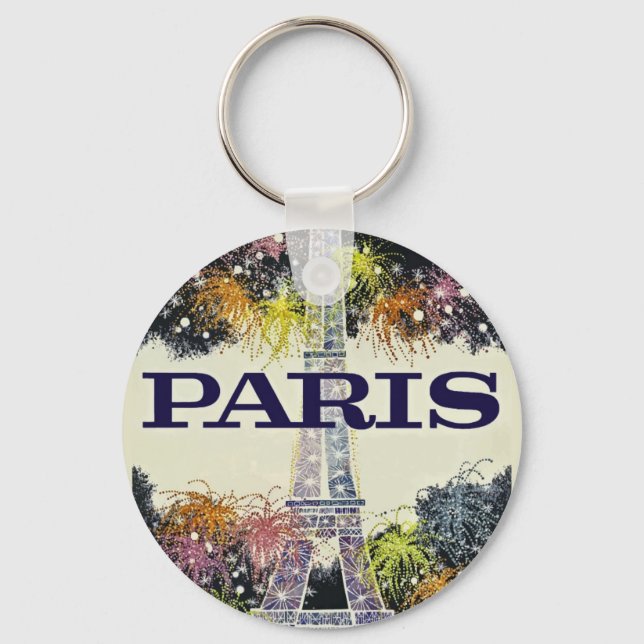 Paris:Poster Keychain (Front)