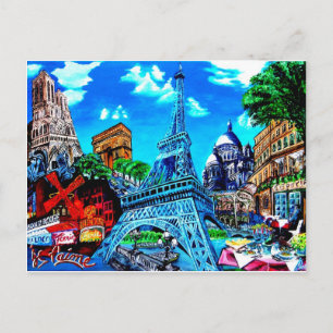 Paris Postkarte Postcard