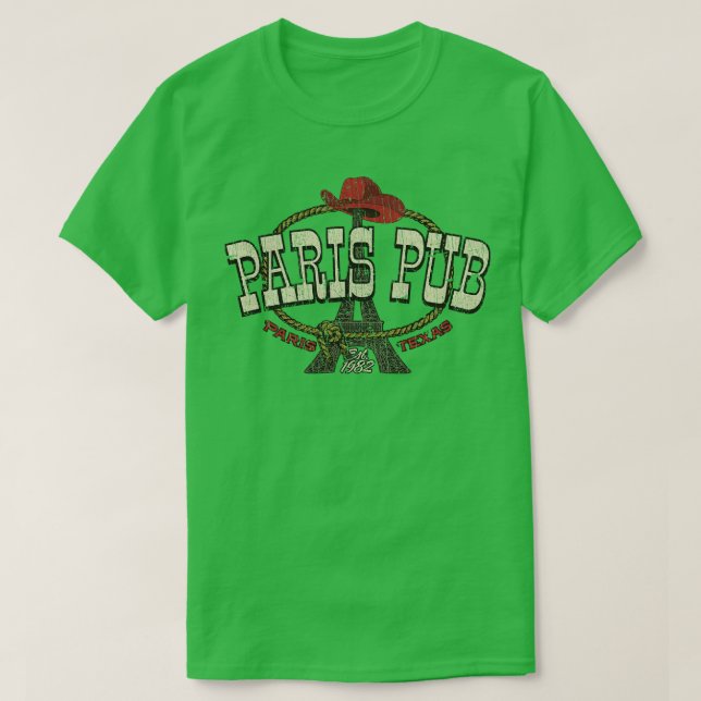 Paris Pub 1982 T-Shirt (Design Front)
