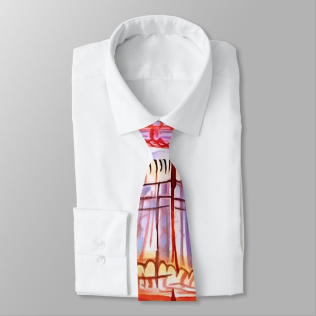 Paris Raoul Dufy Neck Tie (Tied)