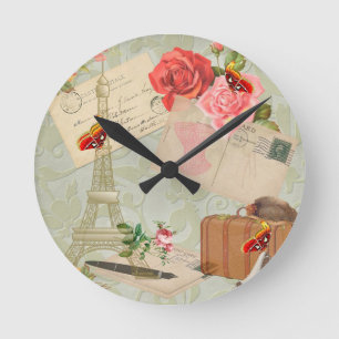 Paris Round Clock