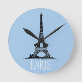 Paris Round Clock
