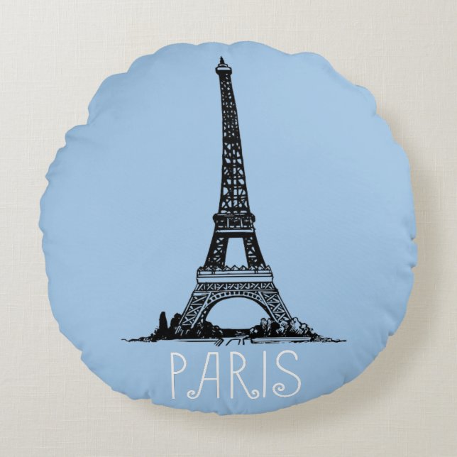 Paris Round Cushion (Front)