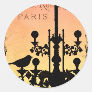 *PaRiS RoYaLe HaPPy STiCKieS* Classic Round Sticker