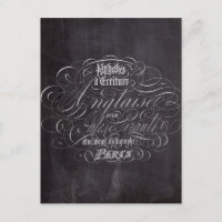 Paris rustic country chalkboard French Scripts