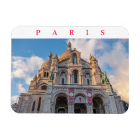Paris Sacre Coeur Basilica close up view magnet