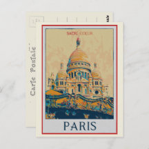 Paris Sacré Coeur illustration France