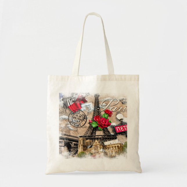 Paris Scenery Tote (Front)