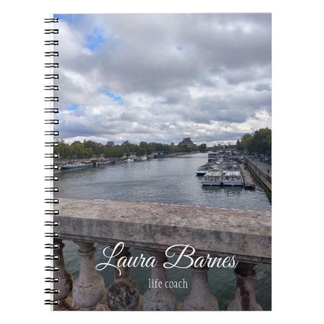 Paris. Seine river. France. Notebook (Front)