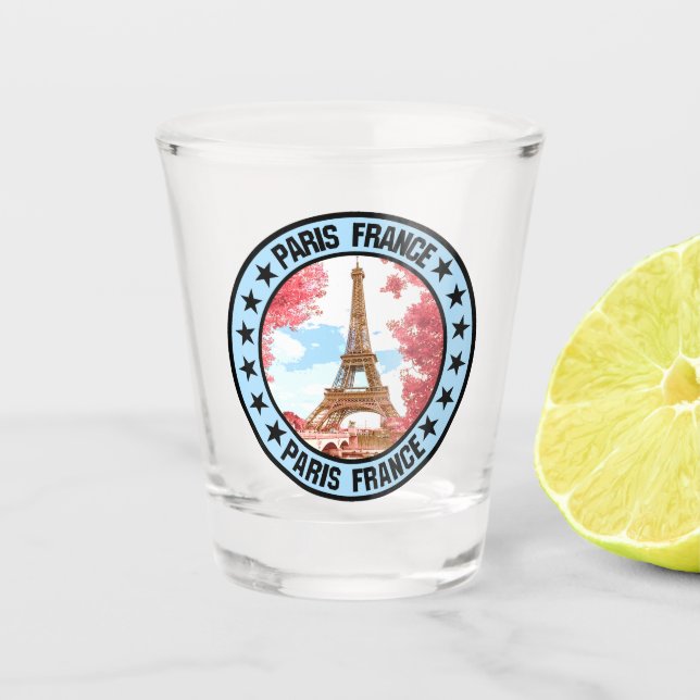 Paris                                              shot glass (Front)