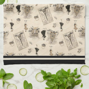 Paris Sights 1 Tea Towel