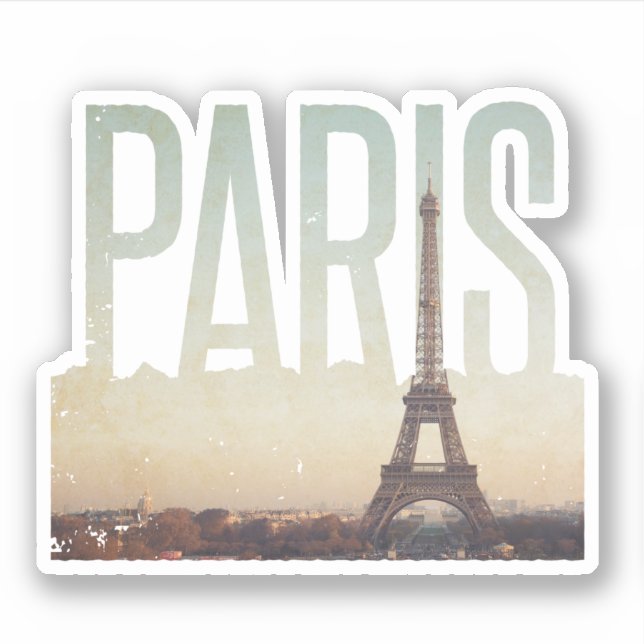 Paris Simplistic Travel Outline (Front)