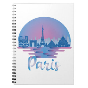 Paris Skyline - France Travel Notebook