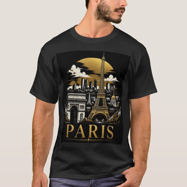 Paris Skyline T-Shirt (Front)